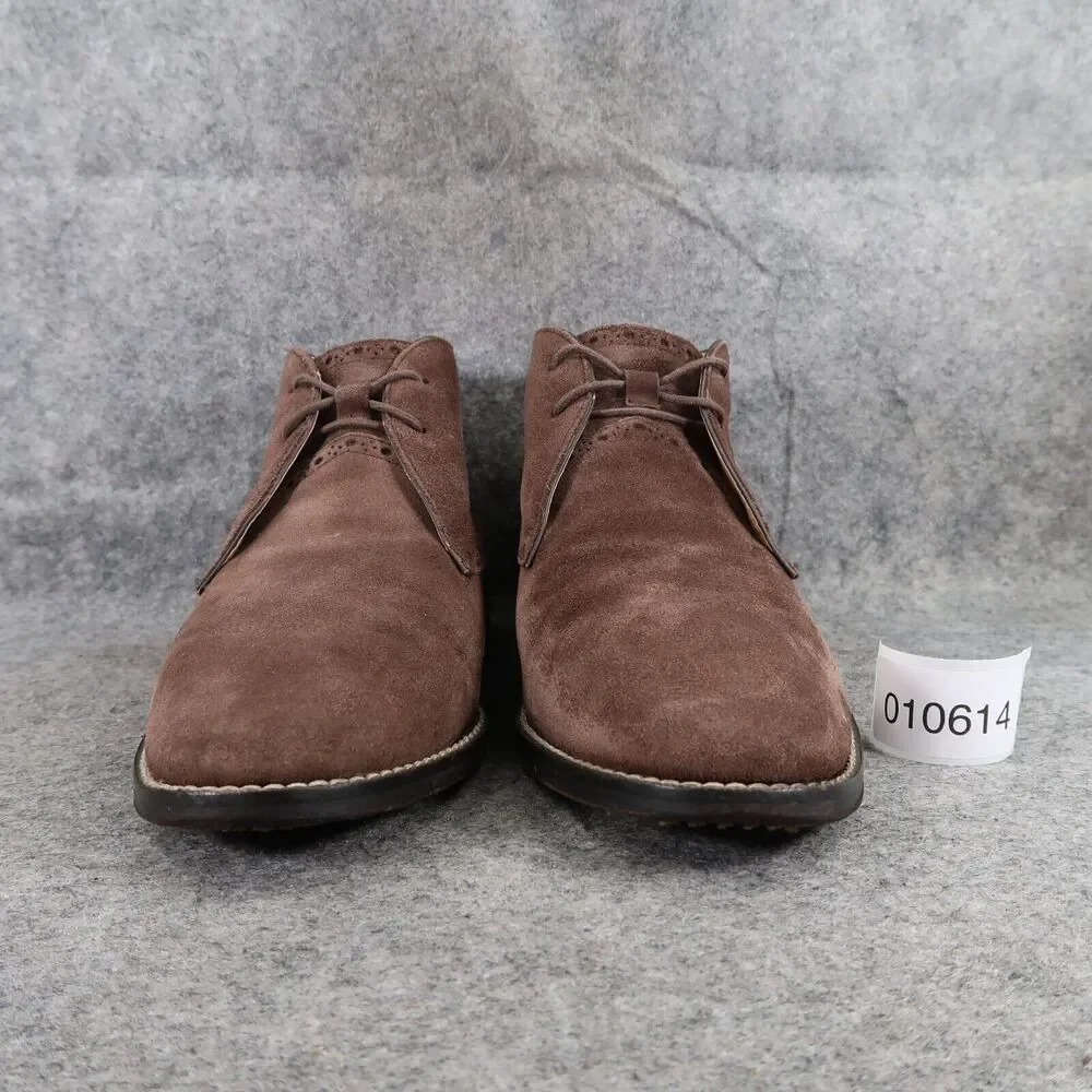 Cole Haan Shoes Mens 7 Boots Dress Chukka Desert Grand Os Brogue Leather Brown